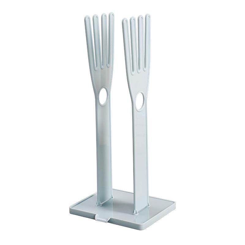 Portable Glove Kitchen Storage Rack With Desktop Drainage 0