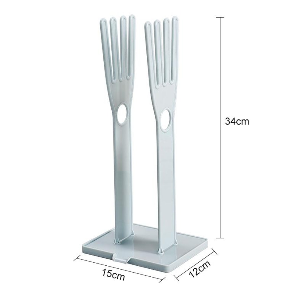 Portable Glove Kitchen Storage Rack With Desktop Drainage 8