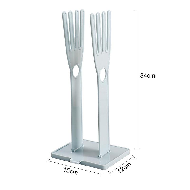 Portable Glove Kitchen Storage Rack With Desktop Drainage 8
