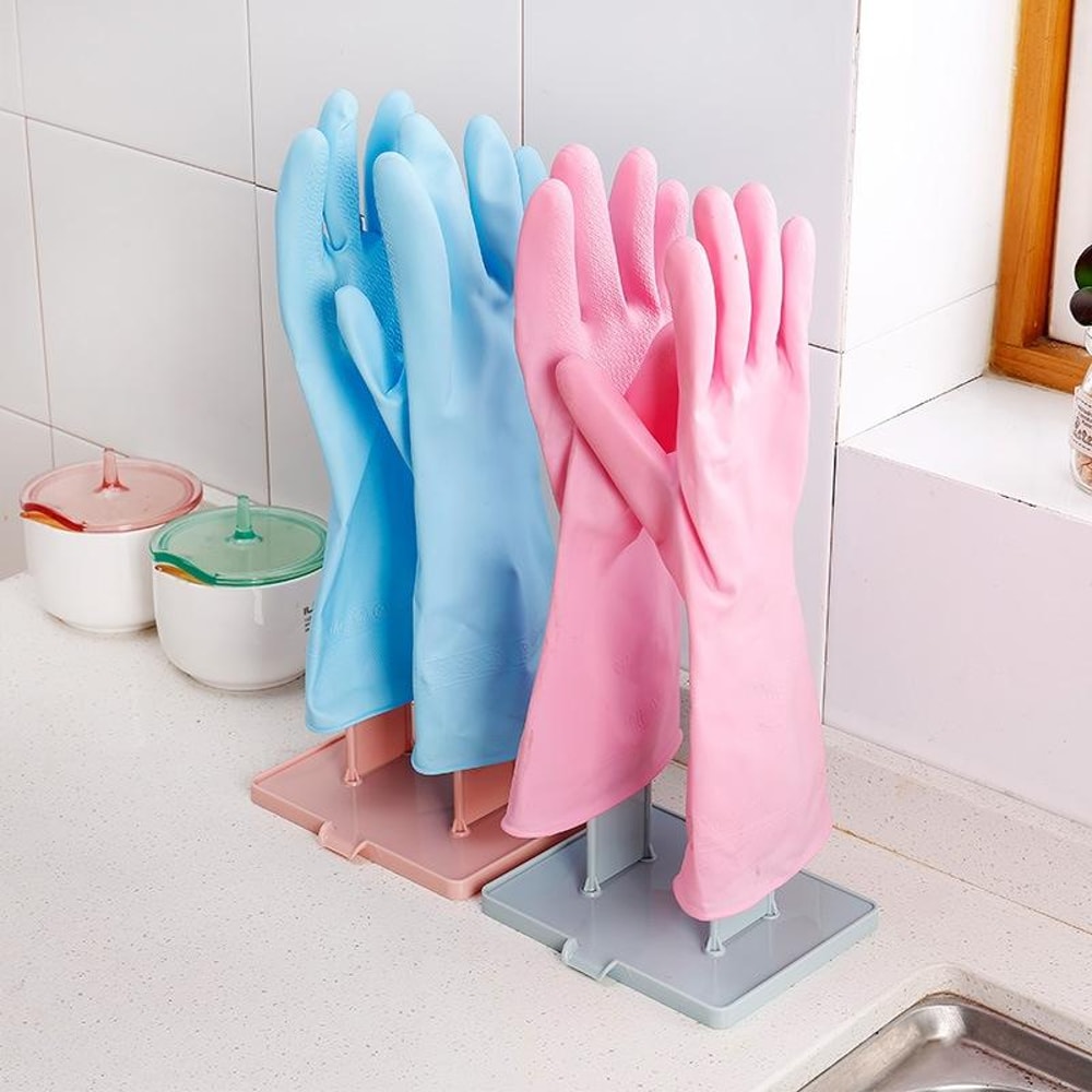 Portable Glove Kitchen Storage Rack With Desktop Drainage 5