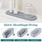 Premium Diatomite Drying Mat Set QuickDry Bathroom Kitchen Counter Mat 3