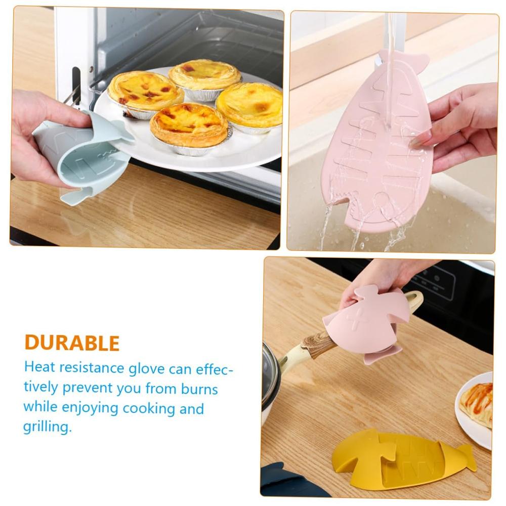 Premium Heat Resistant Oven Gloves Anti Scald Kitchen Microwave Oven Insulation Gloves 3