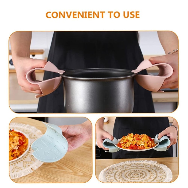 Premium Heat Resistant Oven Gloves Anti Scald Kitchen Microwave Oven Insulation Gloves 4