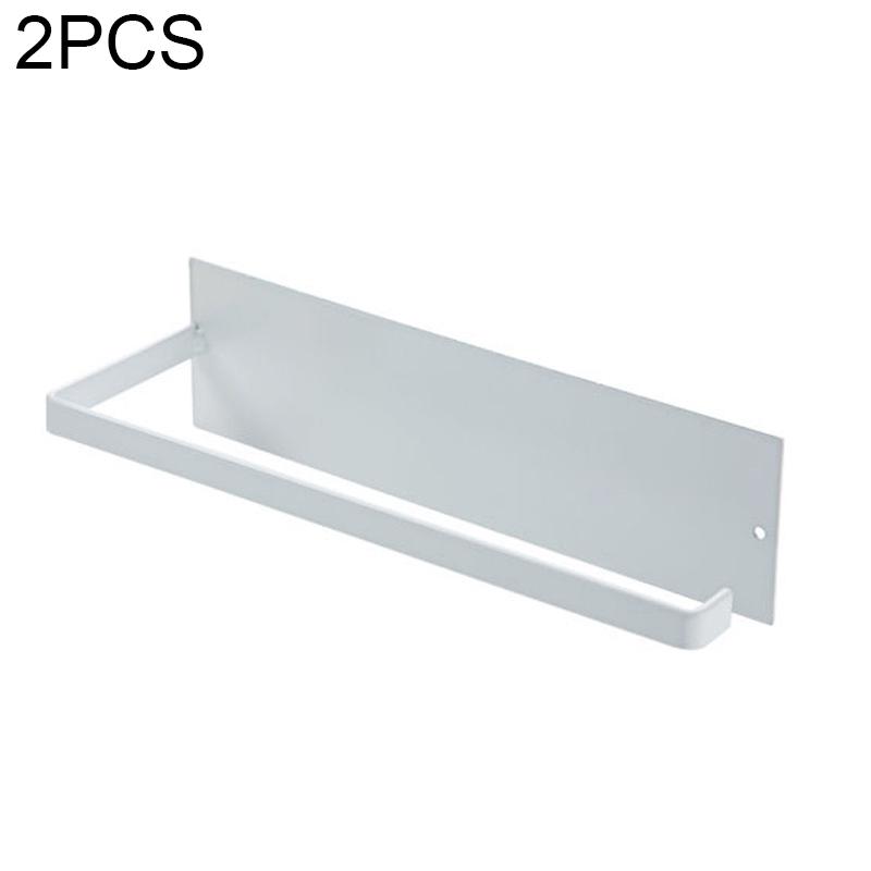 Punch Free Wall Mounted Bathroom Towel Rack Kitchen Roll Holder 8