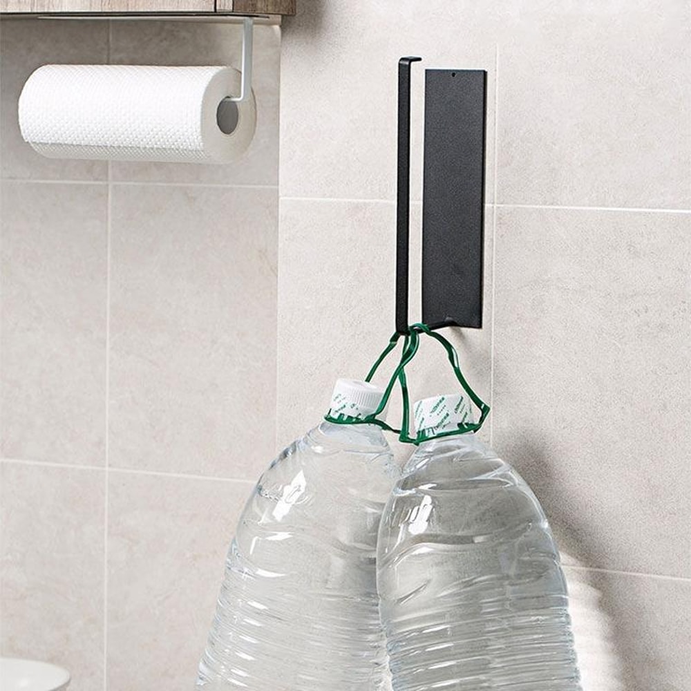 Punch Free Wall Mounted Bathroom Towel Rack Kitchen Roll Holder 5