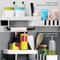 Premium Rotating Shower Shelf & Bathroom Storage Rack Seamless Tripod Wall Mounted Corner Caddy