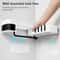 Premium Rotating Shower Shelf & Bathroom Storage Rack Seamless Tripod Wall Mounted Corner Caddy