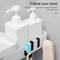 Premium Rotating Shower Shelf & Bathroom Storage Rack Seamless Tripod Wall Mounted Corner Caddy