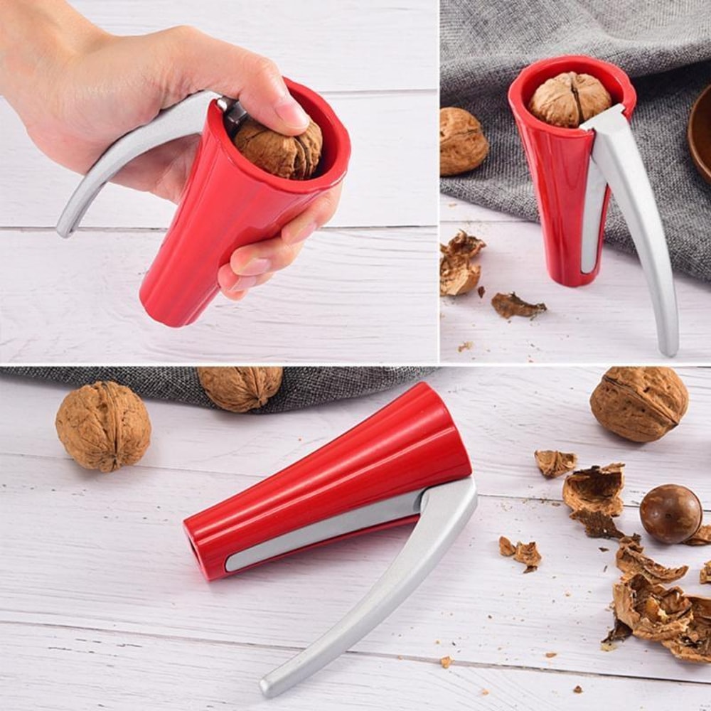 Premium Zinc Alloy Nutcracker Walnut Opener Durable Kitchen Tools 2