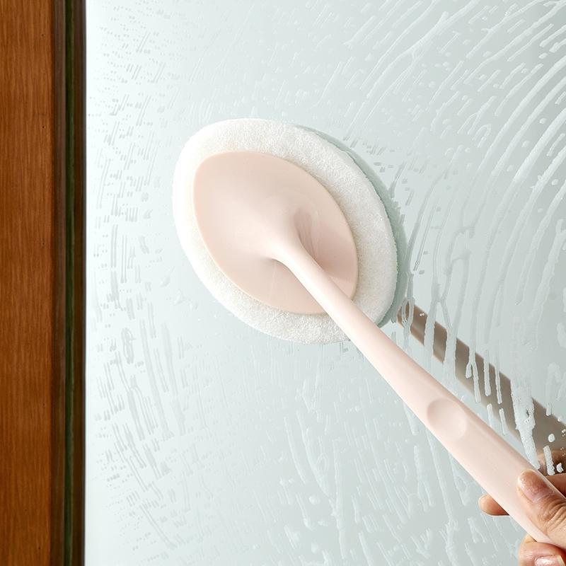 Premium Handheld Sponge Cleaning Tool With Replaceable Sponge Brush For Kitchen Bathroom 3