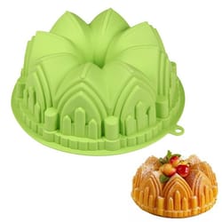 premium crown silicone cake mold non stick dessert & baking mold