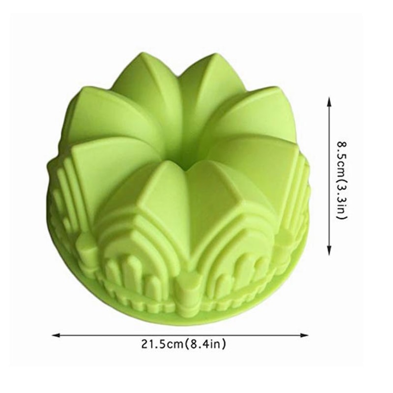 Premium Crown Silicone Cake Mold Non Stick Dessert Baking Mold 2