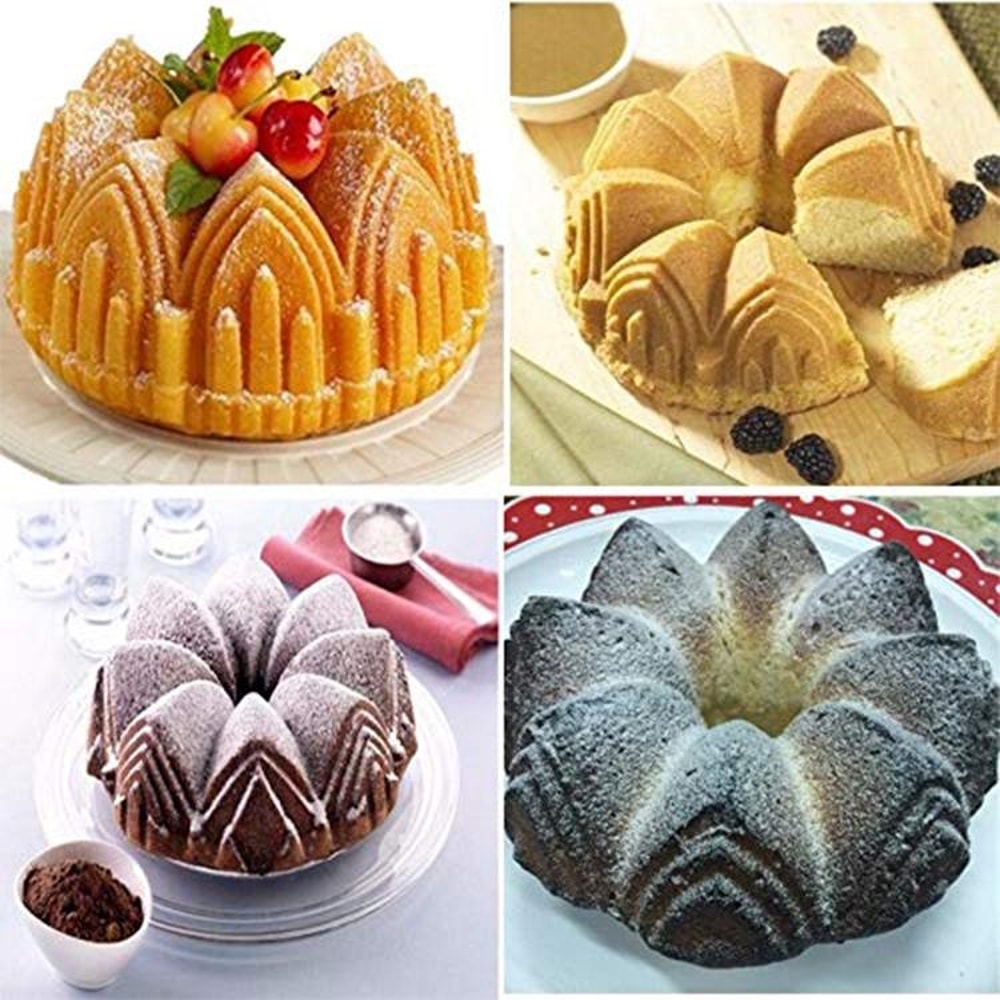 Premium Crown Silicone Cake Mold Non Stick Dessert Baking Mold 4