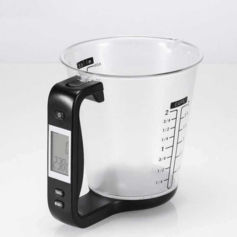 Precision Digital Kitchen Scale With Measuring Cup Thermometer 7