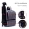 Multi Functional Waterproof Camera Backpack With Padded Shockproof Camera Bag Compartments 8