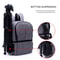 Multi Functional Waterproof Camera Backpack With Padded Shockproof Camera Bag Compartments 8