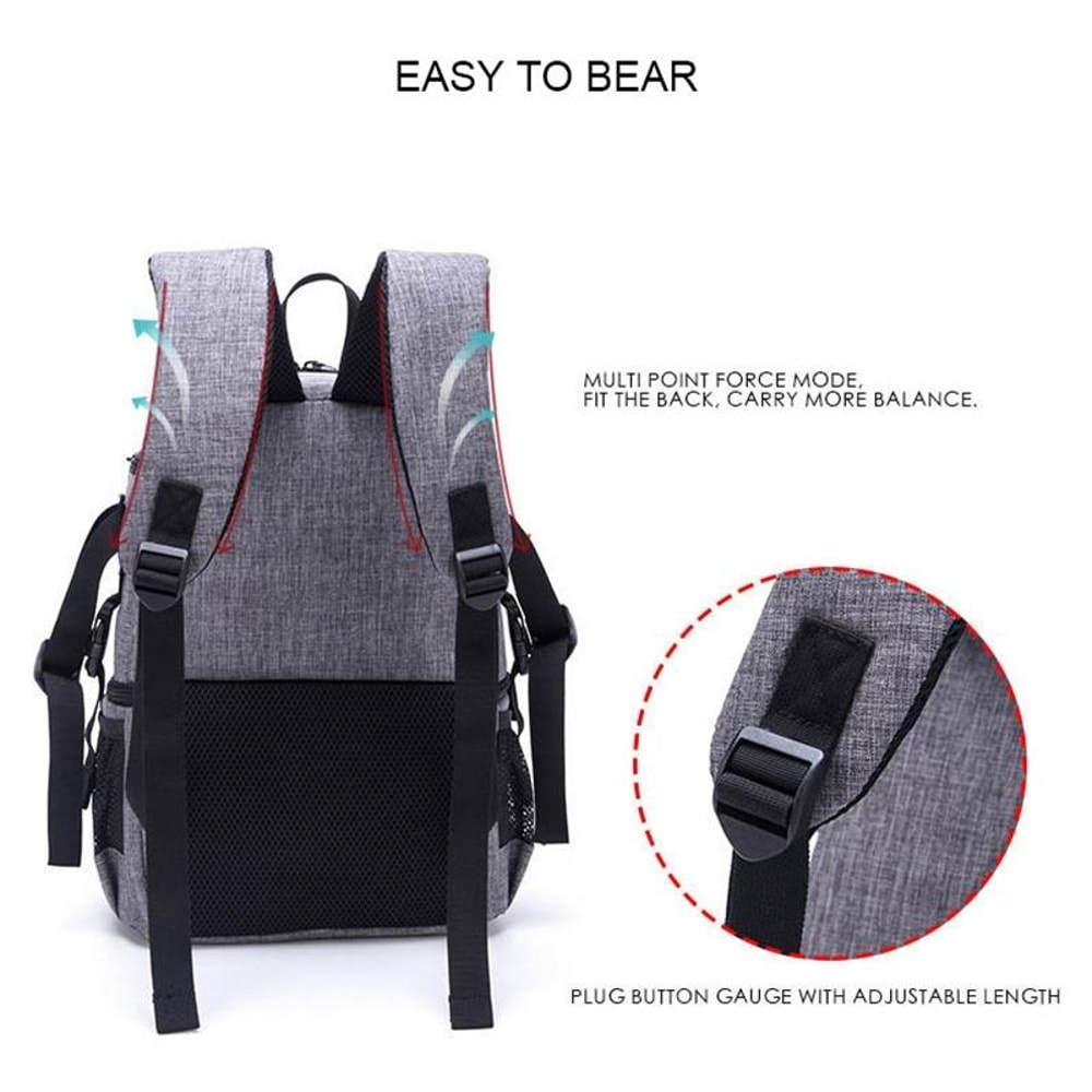 Multi Functional Waterproof Camera Backpack With Padded Shockproof Camera Bag Compartments 9