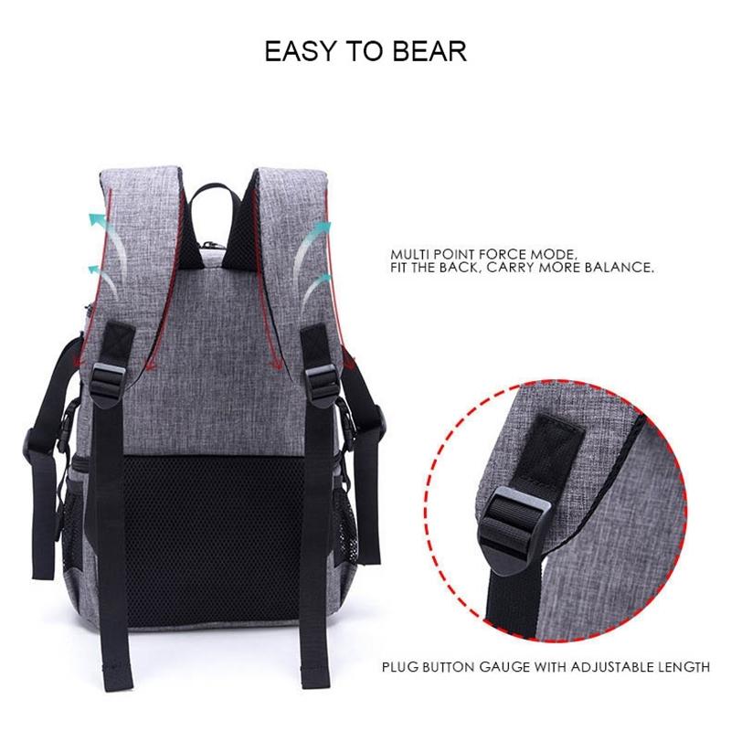 Multi Functional Waterproof Camera Backpack With Padded Shockproof Camera Bag Compartments 9