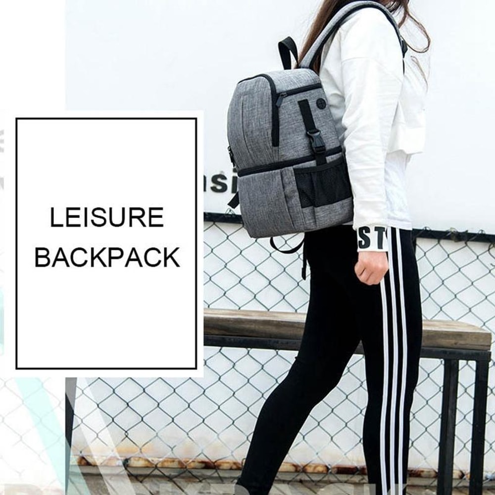 Multi Functional Waterproof Camera Backpack With Padded Shockproof Camera Bag Compartments 4