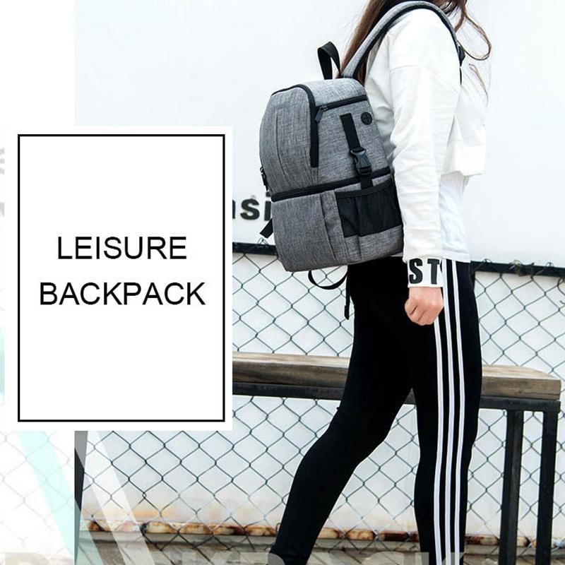 Multi Functional Waterproof Camera Backpack With Padded Shockproof Camera Bag Compartments 4