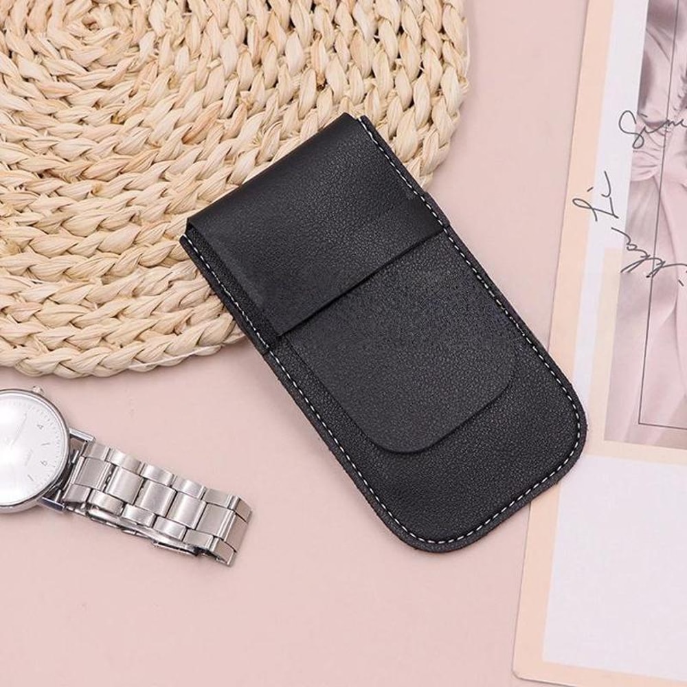 Premium Leather Watch Storage Case Scratch Resistant Travel Organizer 2