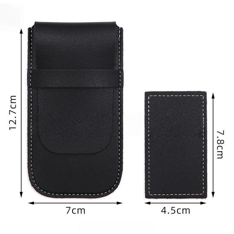 Premium Leather Watch Storage Case Scratch Resistant Travel Organizer 5