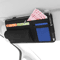 Premium Sheepskin Leather Car Sun Visor Storage Bag Organizer Pouch 8
