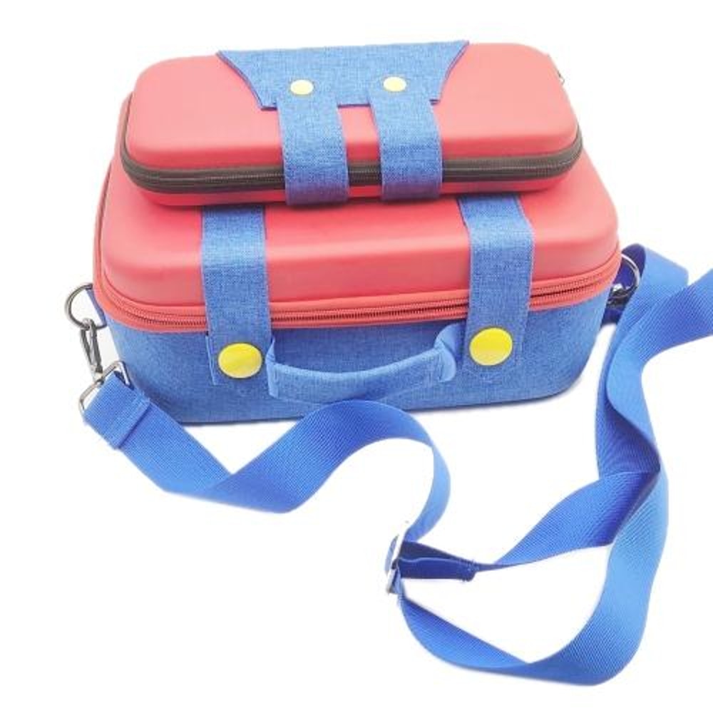 Premium Hard Game Case & Switch Storage Bag Set Large & Compact Organizer