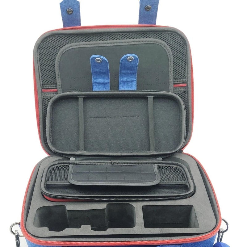 Premium Hard Game Case & Switch Storage Bag Set Large & Compact Organizer