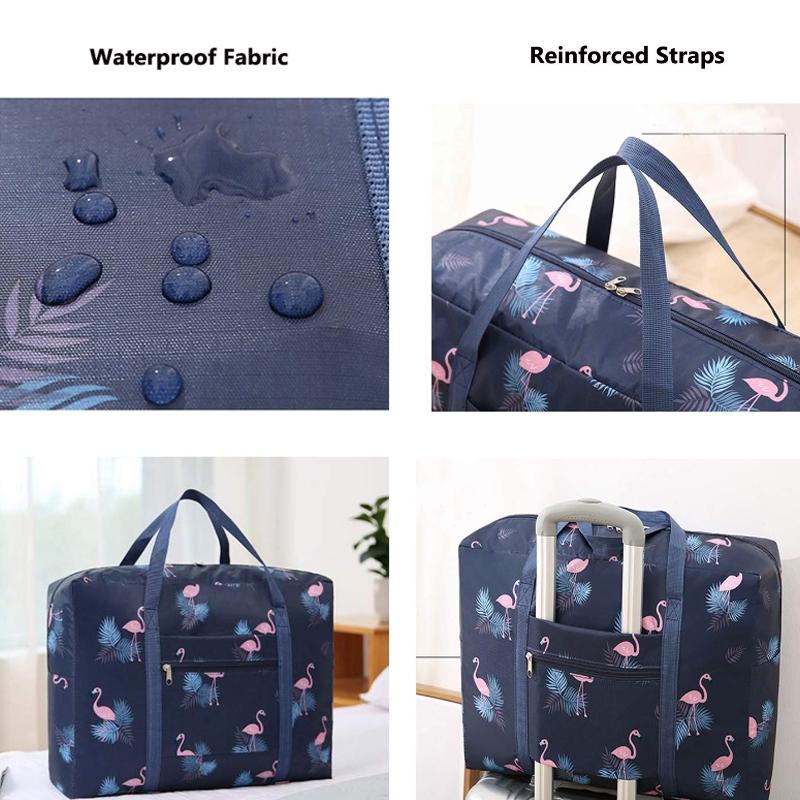 Travel Ready Waterproof Foldable Travel Bag Spacious Hand Luggage Storage 2