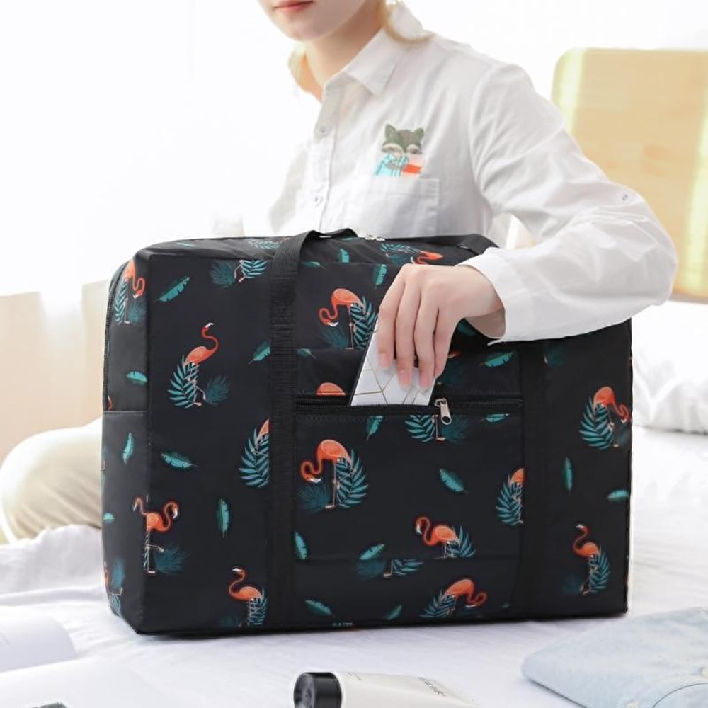 Travel Ready Waterproof Foldable Travel Bag Spacious Hand Luggage Storage 5