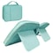 Portable Book Storage Organizer With Handle Stand Tablet Reading Bag 6