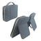 Portable Book Storage Organizer With Handle Stand Tablet Reading Bag 3