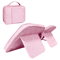 Portable Book Storage Organizer With Handle Stand Tablet Reading Bag 7