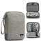 Double Layer Cable Organizer Digital Accessories Bag Portable Travel Case 7