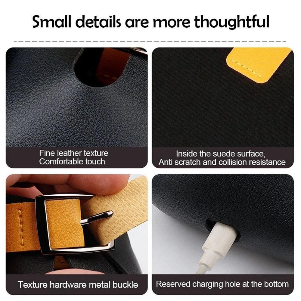 Premium Car Air Vent Storage Bag PU Leather Organizer For Essentials 5