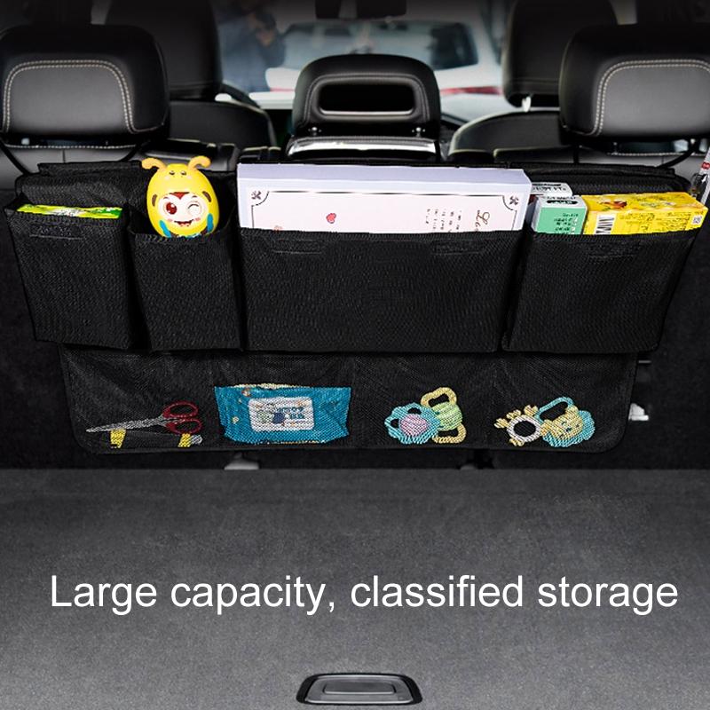 Premium Rear Seat Storage Organizer with Multiple Pockets