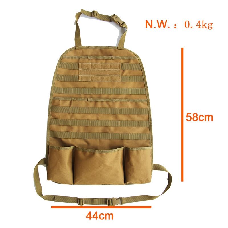 Premium Car Seat Back Organizer Bag Hanging Storage For Travel Family 6