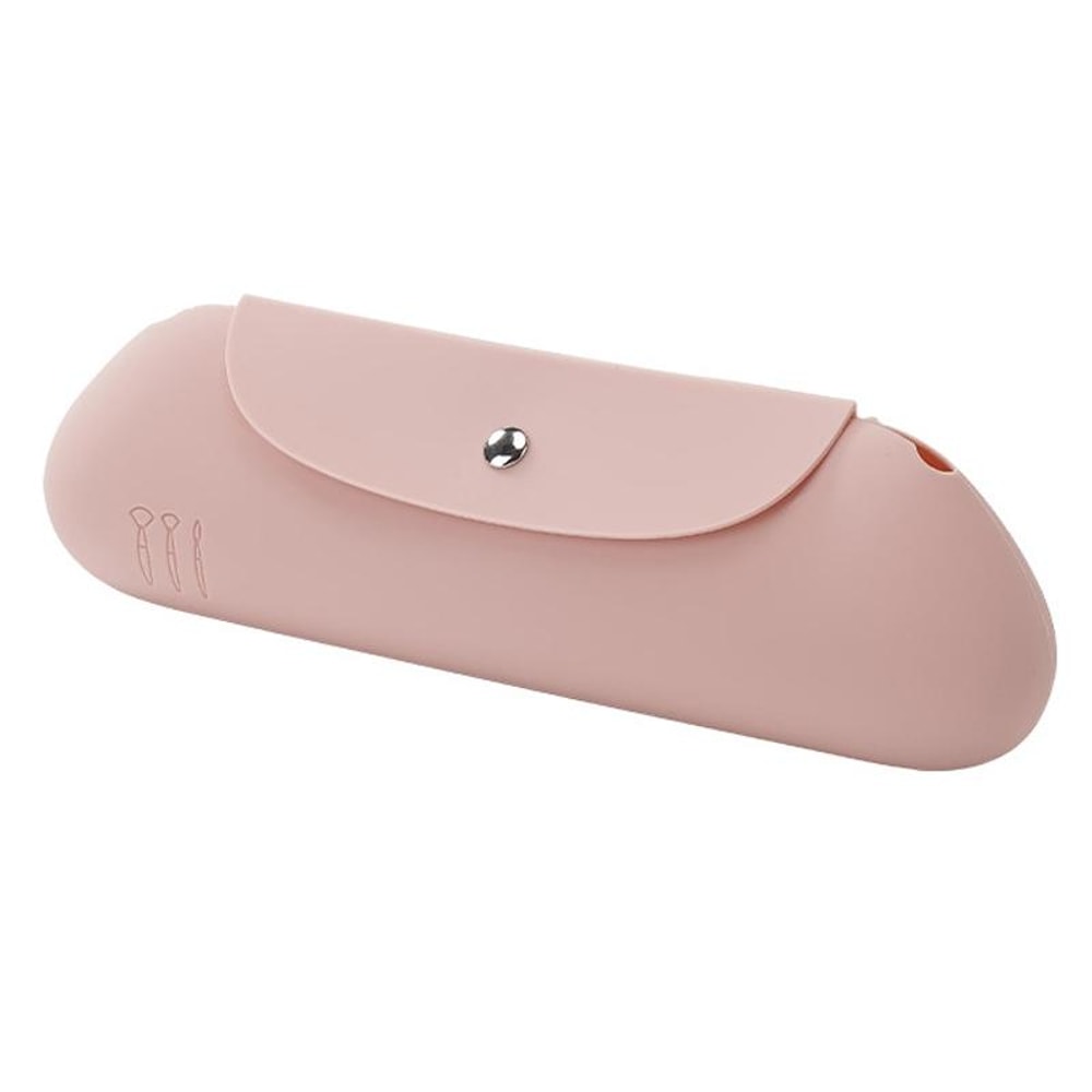 Portable Silicone Makeup Brush Holder Large Capacity Cosmetic Organizer 11