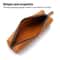 Premium Crazy Horse Leather Pencil Case Zippered Stationery Organizer 3