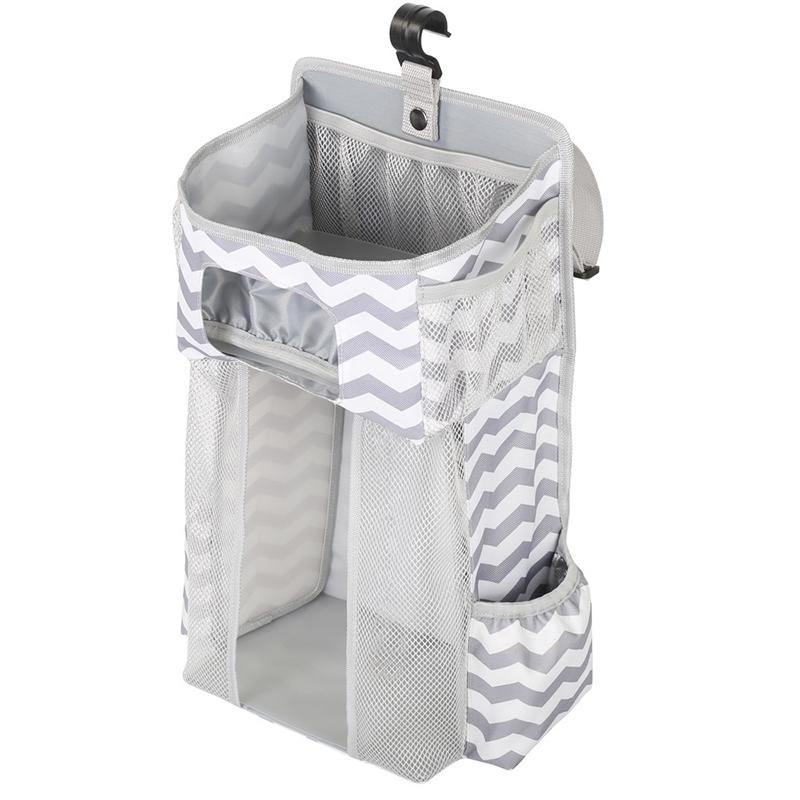 Multifunctional Baby Crib Organizer Detachable Diaper Storage Bag 7