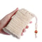 Premium Cotton Linen Soap Storage Bag Foaming Bath Net for Gentle Cleansing