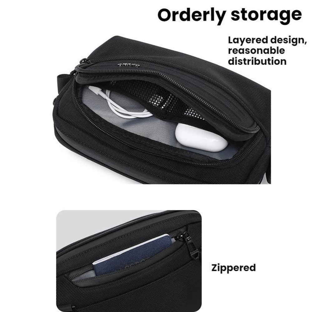 Multifunctional Travel Small Shoulder Bag Compact Lightweight 2
