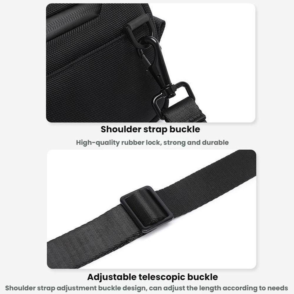 Multifunctional Travel Small Shoulder Bag Compact Lightweight 3