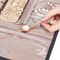Jewelry Roll Bag Portable Earring Organizer 3