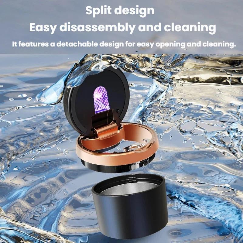Mini Portable Vacuum Cleaner Compact Car Ashtray Vacuum Desktop Cleaning Tool 7