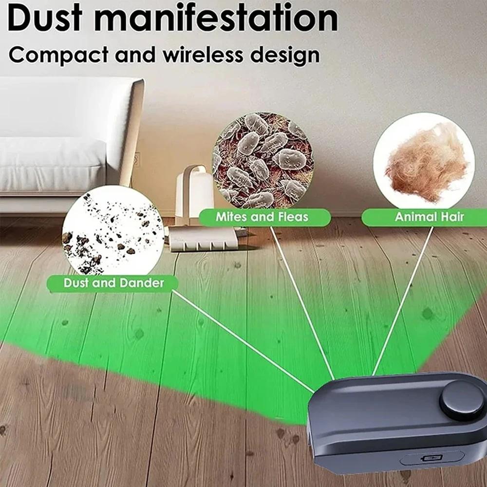 Vacuum Cleaner Green Dust Display Lamp Real Time Cleaning Indicator