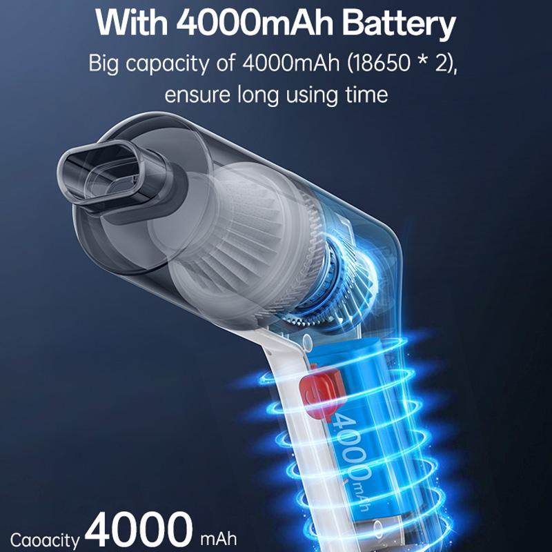 Handheld Car Vacuum Cleaner Portable Powerful 4