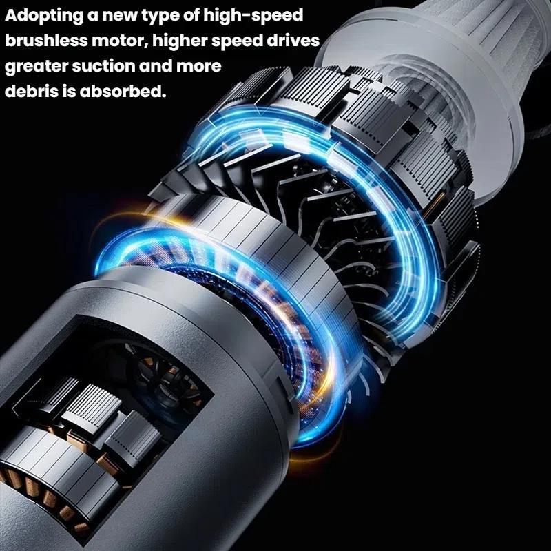 Plus Metal Shell Brushless Handheld Car Vacuum Cleaner 7