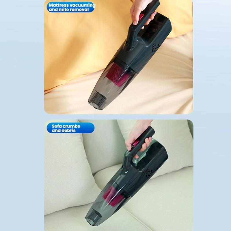Compact Handheld Vacuum Cleaner for Car & Desktop Suction
